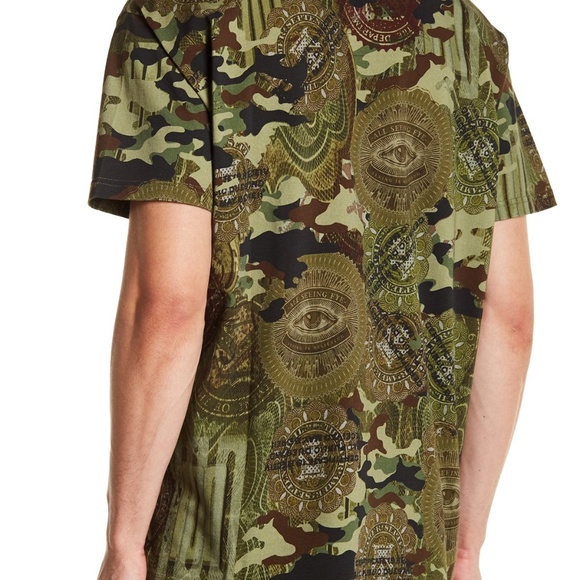 NWT GIVENCHY Paris Camo Money Printed T-Shirt - Picture 2 of 4